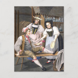 バーンポストカードのワインミストレス ポストカード