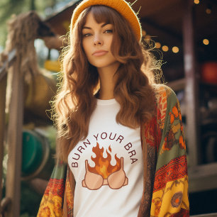 バーンユアブラフェミニスト引用文 Tシャツ