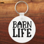 バーンライフ農家カウチキンホースカントリー農家 キーホルダー (正面)