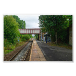 バーンリー兵営鉄道 - ランカシャー鉄道 フォトプリント           