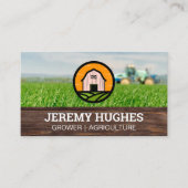 バーンロゴ |農地用トラクターの名刺 名刺 (正面)