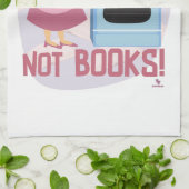 バーンローストノンブックリーダーおもしろい主婦 キッチンタオル (折り畳み)