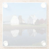 バーン反射写真 ガラスコースター (裏面)