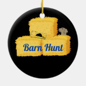 バーン狩りドッグラット狩りバーン狩りウィーズ セラミックオーナメント (裏面)