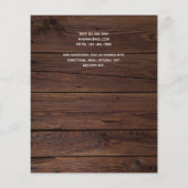 バーン結婚ズ |ウッドレ素朴ース写真ハート予算 (裏面)