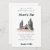 バーン結婚式招待状 招待状 (正面/裏面)