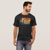 バーン脂肪燃料ではない幸せサイクリング自転車 Tシャツ (正面フル)