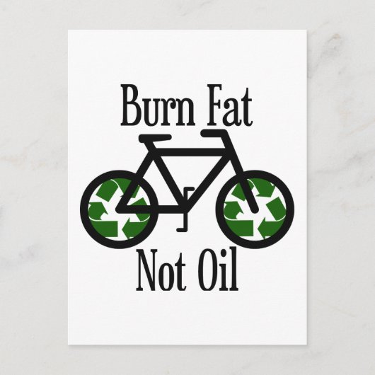 バーン脂肪Not油 ポストカード (正面)