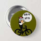 バーン脂肪Not油 缶バッジ (正面&裏面)