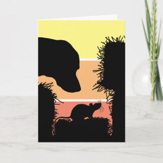 バーン・ハントの香り作業犬のためのグリーティングカード カード