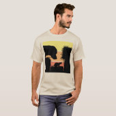 バーン・ハント ノーズワーク: 犬とネズミのにおい探し Tシャツ (正面フル)