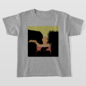 バーン・ハント ノーズ・ワーク: 犬とネズミのにおい探し Tシャツ (レイダウン)