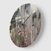 バーン&フィールズラウンドアクリルウォールクロック ラージ壁時計 (傾斜)