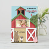 バーン·フォト·バースデー·パーティーの招待 招待状 (スタンド正面)