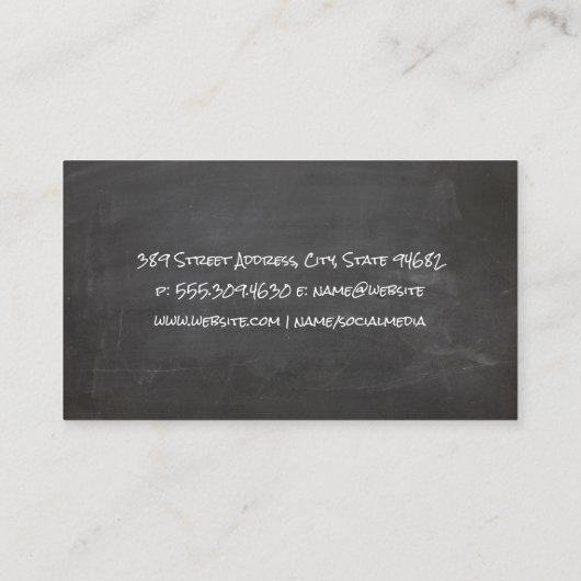 バーン | 背グランジ景 名刺 (裏面)