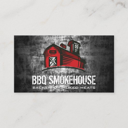 バーン | 背グランジ景 名刺 (正面)