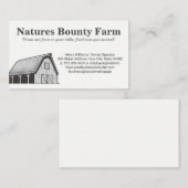 バーン | 農地 | 農業 名刺 (正面/裏面)