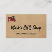 バーンBBQ 名刺 (正面)