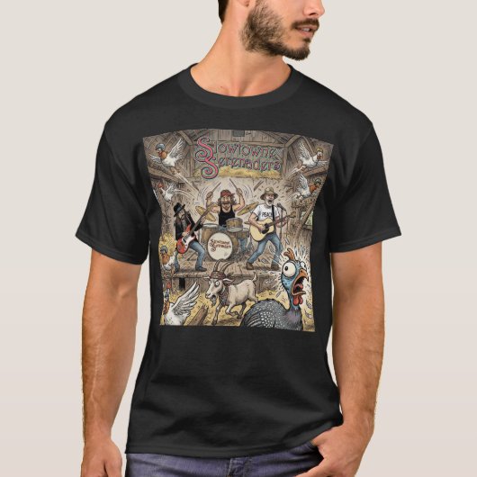 バーンTシャツのスロウタウン Tシャツ (正面)