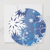 バー凍っていバルミツワーエスコート座席カード 招待状 (裏面)