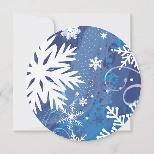 バー凍っていバルミツワーエスコート座席カード 招待状 (裏面)