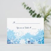 バー凍っていバルミツワーエスコート座席カード 招待状 (スタンド正面)