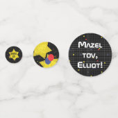 バー又はバルミツワーゲームの紙吹雪 コンフェッティ (正面)