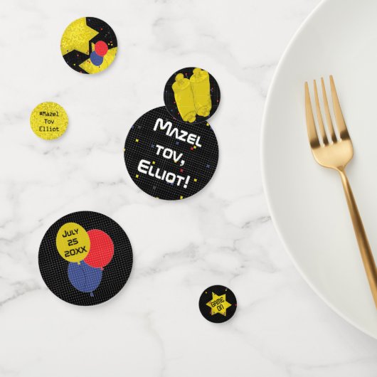 バー又はバルミツワーゲームの紙吹雪 コンフェッティ (グループ)