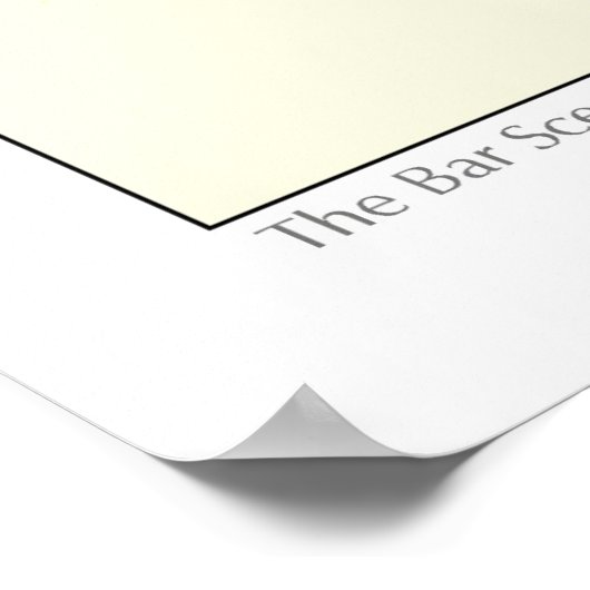 バー場 ポスター (角)