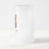 バー大人誕生日任意の年齢 フロストグラスビールジョッキ (中央)