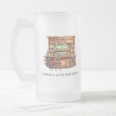 バー大人誕生日任意の年齢 フロストグラスビールジョッキ (左)