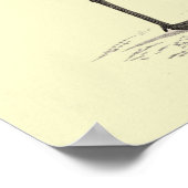 バー尾ゴドウィットプリント ポスター (角)