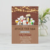 バー引っ越し祝いパーティーの招待 サンキューカード (スタンド正面)
