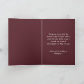 バー最高のグンディの右スワイプ私の人生バレンタイン カード (内部)