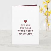 バー最高のグンディの右スワイプ私の人生バレンタイン カード (黄色い花)