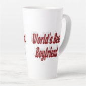 バー最高のグンディ文字の彼氏 カフェラテマグ (右アングル)