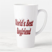 バー最高のグンディ文字の彼氏 カフェラテマグ (右)