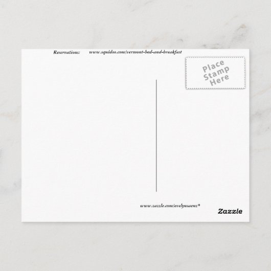 バー来モントを訪問… ポストカード (裏面)