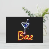 バー標識招待状 招待状 (スタンド正面)