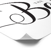 バー標識。の結婚屋外バードリンクのポスター ポスター (角)