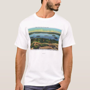 バー港のキャデラックMt頂上の眺め Tシャツ