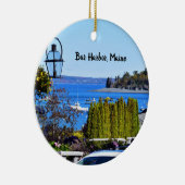 バー港の円形のオーナメント セラミックオーナメント (右)