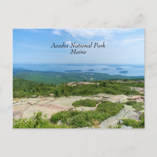 バー港の表示 ポストカード (正面)