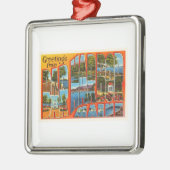 バー港メイン私古いヴィンテージ旅行記念品 メタルオーナメント (左)