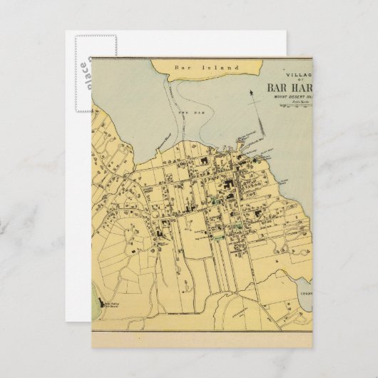 バー港 ポストカード (正面/裏面)