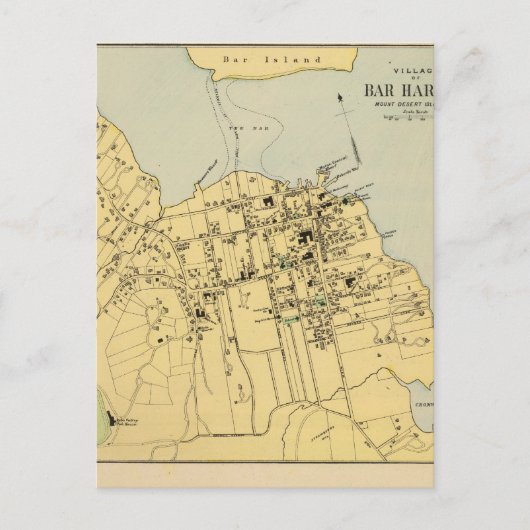 バー港 ポストカード (正面)