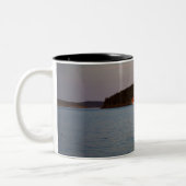 バー港、日没のメイン ツートーンマグカップ (左)