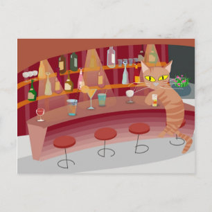 バー猫 ポストカード