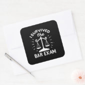バー生き延び試験を弁護する スクエアシール (封筒)