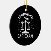 バー生き延び試験を弁護する セラミックオーナメント (右)